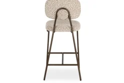 Discount Barkruk 214159 Beige Leopard Xenia Barkrukken