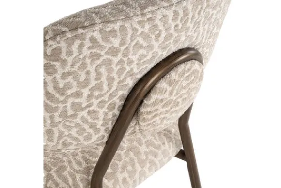 Discount Barkruk 214159 Beige Leopard Xenia Barkrukken