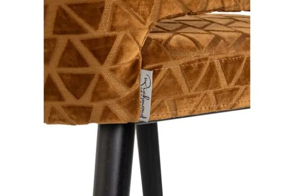 Discount Barkruk 212797 Gold Triangle Indigo Barkrukken