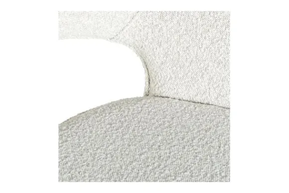 Barkruk 211072 White Bouclé Savoy Barkrukken