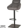 New Barkruk Antraciet Cosmo DX-74.017 Beauty Barkrukken