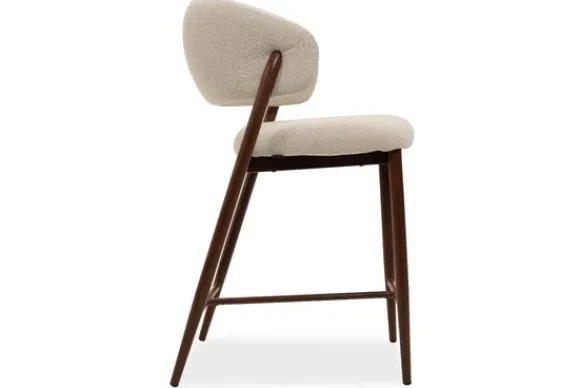 Outlet Barkruk Beige Walnut Asento Barkrukken
