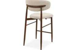 Sale Barkruk Beige Walnut Kumo Barkrukken