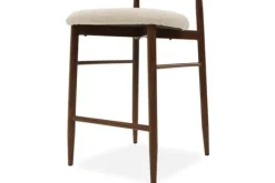 Sale Barkruk Beige Walnut Kumo Barkrukken