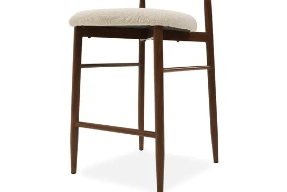 Sale Barkruk Beige Walnut Kumo Barkrukken