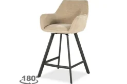 Best Barkruk taupe 250181 Bliss II Barkrukken