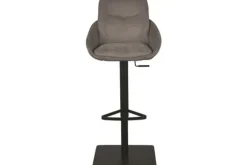 Clearance Barkruk Taupe Micro Suede DX-74.009 Beauty Barkrukken