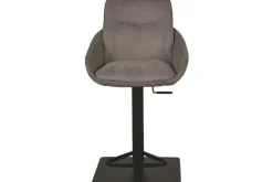 Clearance Barkruk Taupe Micro Suede DX-74.009 Beauty Barkrukken
