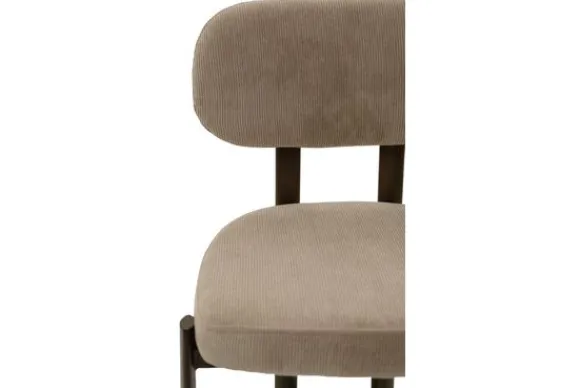 Online Barkruk Wave Beige - Anodic Brown Rivano Barkrukken
