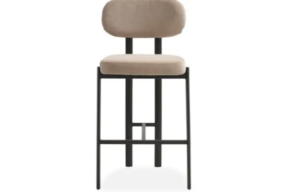 Outlet Barkruk Wave Beige - Black Rivano Barkrukken