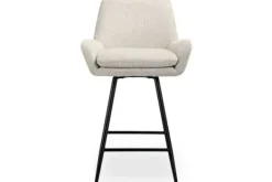 Best Barstoel 212407 Beige Chenille Linsey Barkrukken