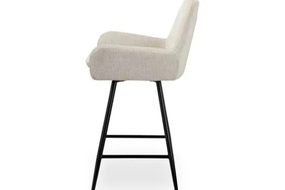 Best Barstoel 212407 Beige Chenille Linsey Barkrukken