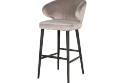 Best Barstoel 210464 Khaki Velvet Indigo Barkrukken