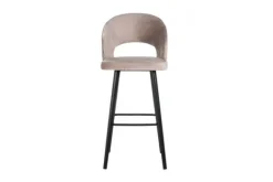 Discount Barstoel 211070 Khaki Velvet Savoy Barkrukken