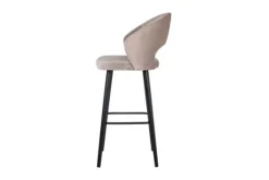 Discount Barstoel 211070 Khaki Velvet Savoy Barkrukken