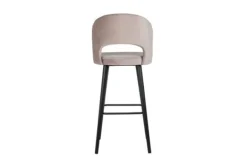 Discount Barstoel 211070 Khaki Velvet Savoy Barkrukken
