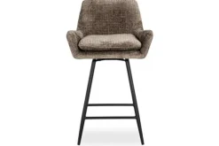 New Barstoel 212408 Stone Chenille Linsey Barkrukken