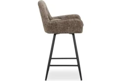 New Barstoel 212408 Stone Chenille Linsey Barkrukken