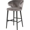 Outlet Barstoel 210465 Stone Velvet Indigo Barkrukken