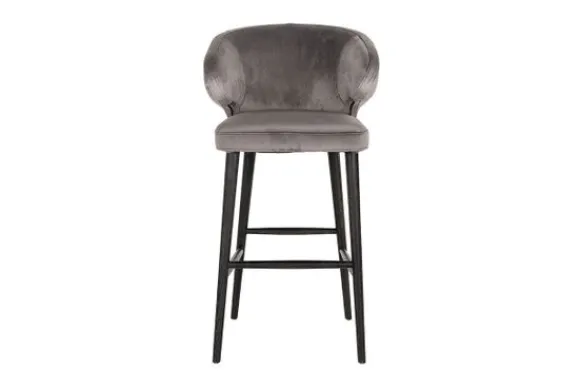 Outlet Barstoel 210465 Stone Velvet Indigo Barkrukken