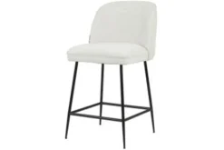 Sale Barstoel 210644 White Bouclé Pullitzer Barkrukken
