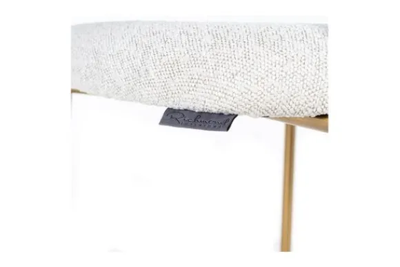Discount Barstoel 210692 White Bouclé Xenia Barkrukken