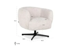 Best Draaifauteuil 211807 Draaifauteuils