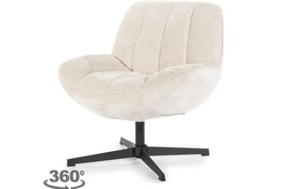 Sale Draaifauteuil - beige | 230313 Derby Ronde Fauteuils|Draaifauteuils