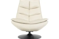 Draaifauteuil - beige boho leder | 95937 Sven Draaifauteuils