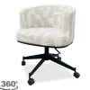 Outlet Draaifauteuil 213323 Beige Graffic Rochenne Ronde Fauteuils|Draaifauteuils