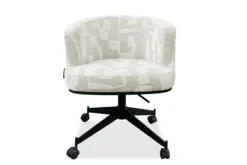 Outlet Draaifauteuil 213323 Beige Graffic Rochenne Ronde Fauteuils|Draaifauteuils