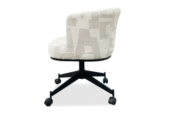 Outlet Draaifauteuil 213323 Beige Graffic Rochenne Ronde Fauteuils|Draaifauteuils