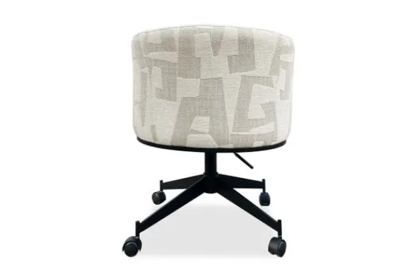 Outlet Draaifauteuil 213323 Beige Graffic Rochenne Ronde Fauteuils|Draaifauteuils