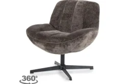 Discount Draaifauteuil - brown | 230314 Derby Ronde Fauteuils|Draaifauteuils
