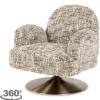 Best Draaifauteuil 213569 Brown Omara Kagney Draaifauteuils