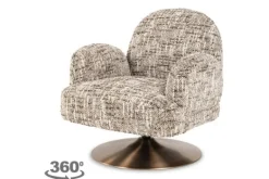 Best Draaifauteuil 213569 Brown Omara Kagney Draaifauteuils