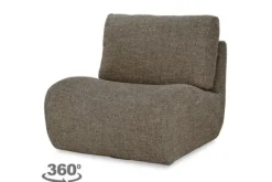 Draaifauteuil 96305 bruin Lucia Draaifauteuils