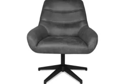 Clearance Draaifauteuil - Chicago Antracite Toma Draaifauteuils