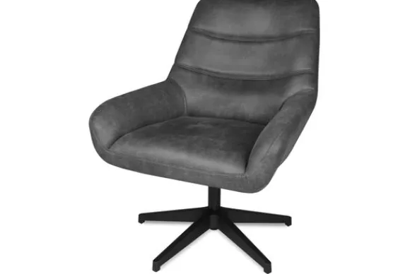 Clearance Draaifauteuil - Chicago Antracite Toma Draaifauteuils