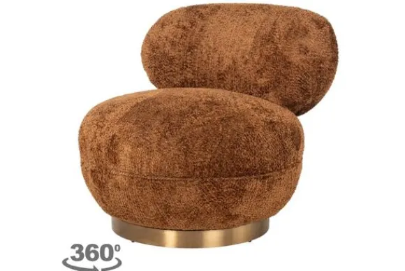 Online Draaifauteuil 212218 Lovely Cinnamon Jace Ronde Fauteuils|Draaifauteuils