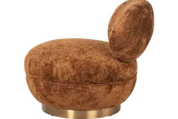 Online Draaifauteuil 212218 Lovely Cinnamon Jace Ronde Fauteuils|Draaifauteuils
