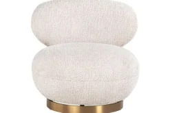 Online Draaifauteuil 212215 Lovely Cream Jace Ronde Fauteuils|Draaifauteuils