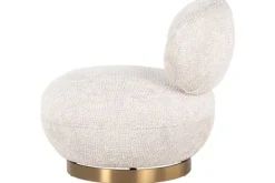 Online Draaifauteuil 212215 Lovely Cream Jace Ronde Fauteuils|Draaifauteuils