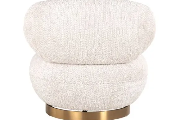 Online Draaifauteuil 212215 Lovely Cream Jace Ronde Fauteuils|Draaifauteuils