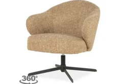 Online Draaifauteuil 96351 mosterd Connor Draaifauteuils