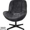 New Draaifauteuil - Movie Antraciet Mellon Draaifauteuils