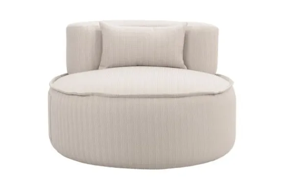 New Draaifauteuil 213203 Nammos Ronde Fauteuils|Draaifauteuils