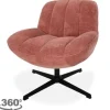 Clearance Draaifauteuil - old pink | 230318 Derby Draaifauteuils