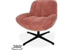 Clearance Draaifauteuil - old pink | 230318 Derby Draaifauteuils