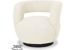 Draaifauteuil 95800 Sharon Ronde Fauteuils|Draaifauteuils
